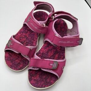 EDDIE BAUER GIRLS KIDS SHOE SIZE ADJUSTABLE STRAPS KELSEY SANDAL BIG GIRL SIZE 4